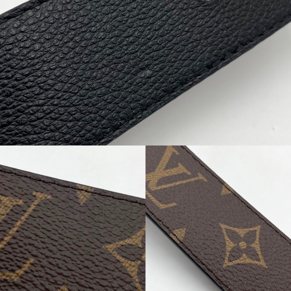 Louis Vuitton Belt Monogram Circle Reversible Accessory Brown Tea Black View 4